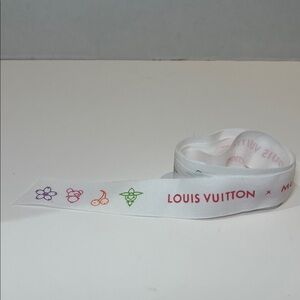 Louis Vuitton LIMITED Edition White Ribbon Murakami Collection 6ft